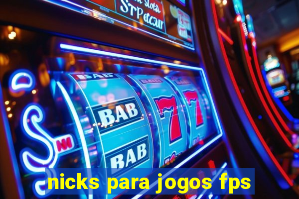 nicks para jogos fps